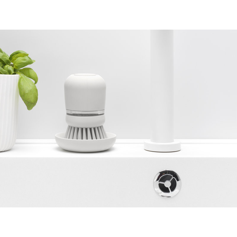 Brabantia Sinkside Soap Dispensing Dish Brush Wayfair Canada